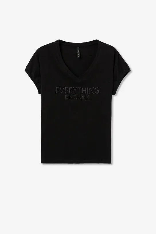 CAMISETA SYRA TIFFOSI - NEGRO - Imagen 3