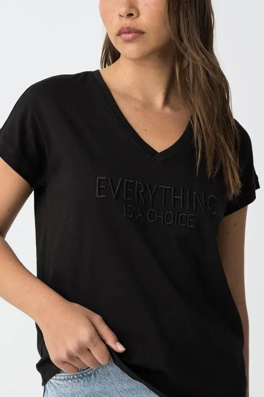 CAMISETA SYRA TIFFOSI - NEGRO - Imagen 6