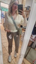 BOLSO VERDE CON CORREA ESTAMPADA - Imagen 4