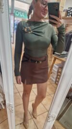CAMISETA LICRA DETALLE – VERDE