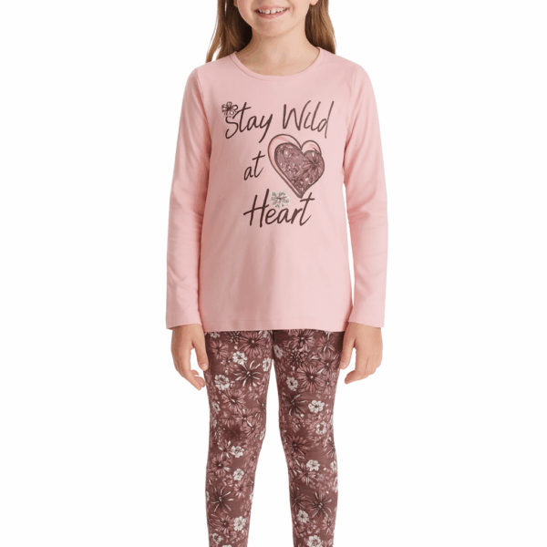 CONJUNTO CAMISETA Y LEGGING CORAZÓN