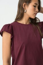 CAMISETA GRACIOSA BURDEOS TIFFOSI - Imagen 3